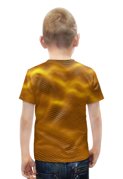 Заказать детскую футболку в Москве. Футболка с полной запечаткой для мальчиков Dynamic waves  от THE_NISE  - готовые дизайны и нанесение принтов.