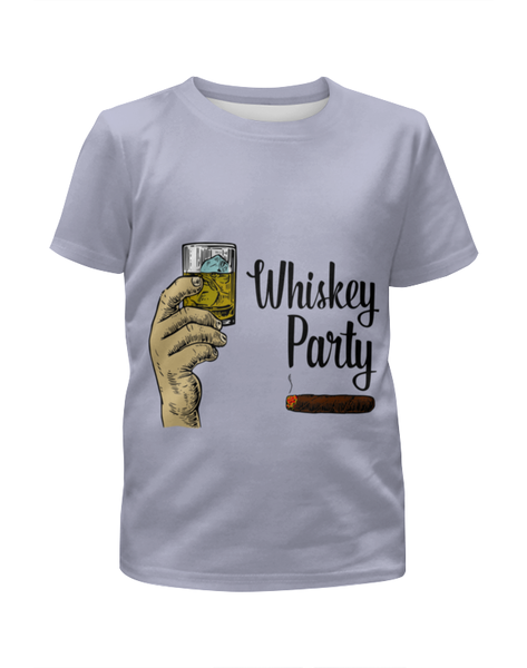 Заказать детскую футболку в Москве. Футболка с полной запечаткой для мальчиков Whiskey Party от denis01001 - готовые дизайны и нанесение принтов.