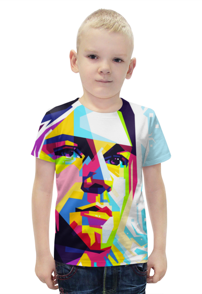Заказать детскую футболку в Москве. Футболка с полной запечаткой для мальчиков Nirvana от THE_NISE  - готовые дизайны и нанесение принтов.