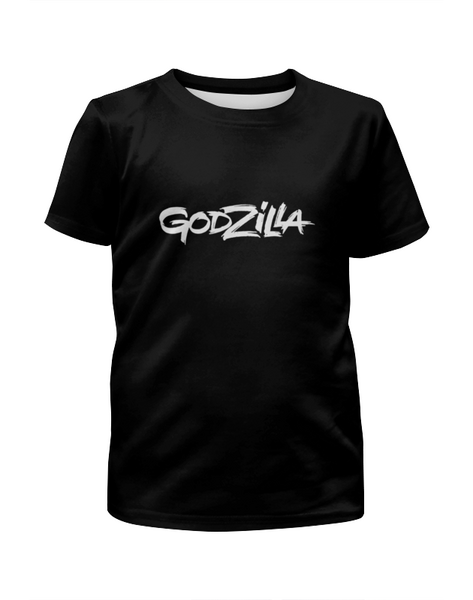 Заказать детскую футболку в Москве. Футболка с полной запечаткой для мальчиков Godzilla от THE_NISE  - готовые дизайны и нанесение принтов.