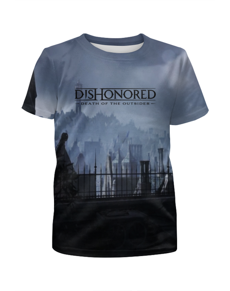 Заказать детскую футболку в Москве. Футболка с полной запечаткой для мальчиков Dishonored от THE_NISE  - готовые дизайны и нанесение принтов.