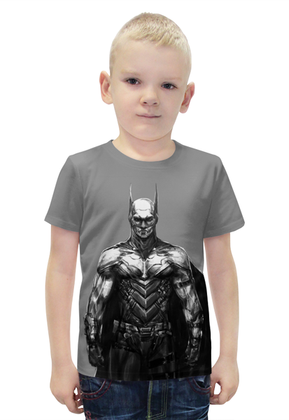 Заказать детскую футболку в Москве. Футболка с полной запечаткой для мальчиков Batman  от ПРИНТЫ ПЕЧАТЬ  - готовые дизайны и нанесение принтов.