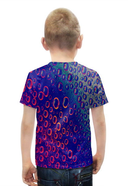 Заказать детскую футболку в Москве. Футболка с полной запечаткой для мальчиков Пузырьки от THE_NISE  - готовые дизайны и нанесение принтов.