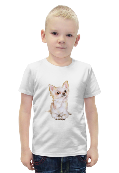 Заказать детскую футболку в Москве. Футболка с полной запечаткой для мальчиков Собачка от THE_NISE  - готовые дизайны и нанесение принтов.