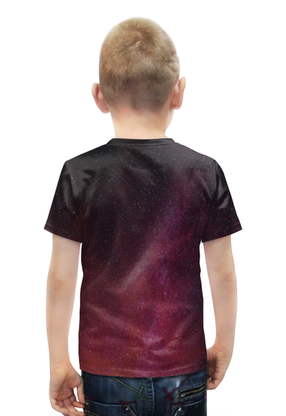 Заказать детскую футболку в Москве. Футболка с полной запечаткой для мальчиков Звездная ночь от THE_NISE  - готовые дизайны и нанесение принтов.