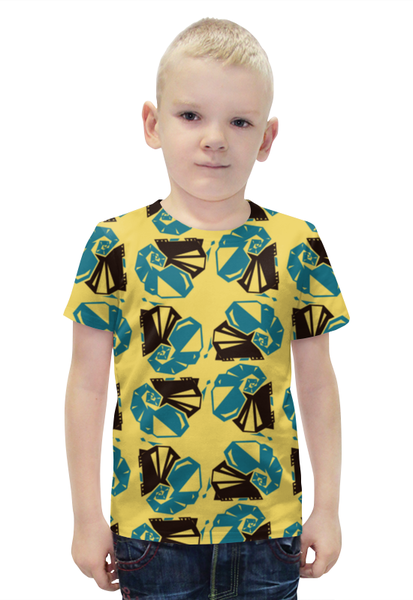 Заказать детскую футболку в Москве. Футболка с полной запечаткой для мальчиков слоны  от Eliza - готовые дизайны и нанесение принтов.