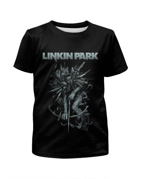 Заказать детскую футболку в Москве. Футболка с полной запечаткой для мальчиков Linkin Park от geekbox - готовые дизайны и нанесение принтов.