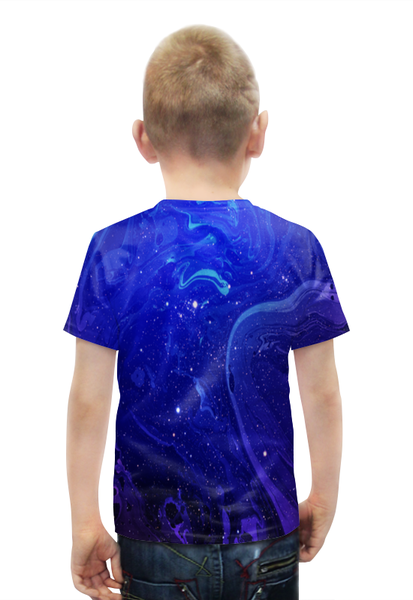 Заказать детскую футболку в Москве. Футболка с полной запечаткой для мальчиков космос от THE_NISE  - готовые дизайны и нанесение принтов.