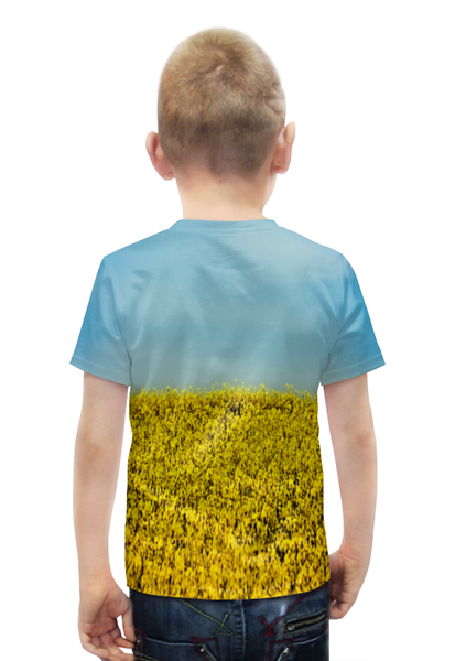 Заказать детскую футболку в Москве. Футболка с полной запечаткой для мальчиков Полевые цветы от THE_NISE  - готовые дизайны и нанесение принтов.