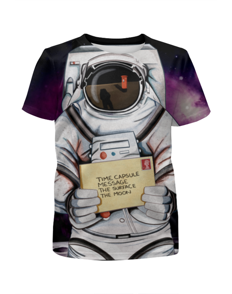 Заказать детскую футболку в Москве. Футболка с полной запечаткой для мальчиков Space. NASA от The Spaceway  - готовые дизайны и нанесение принтов.