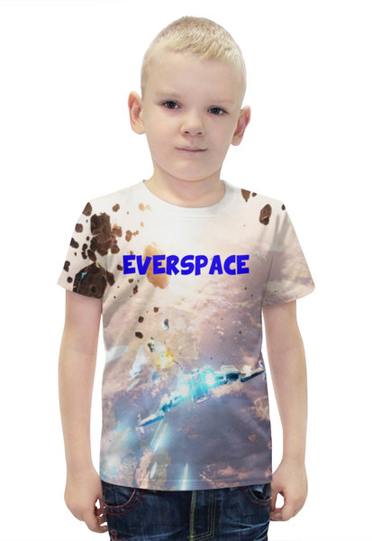 Заказать детскую футболку в Москве. Футболка с полной запечаткой для мальчиков Everspace от THE_NISE  - готовые дизайны и нанесение принтов.