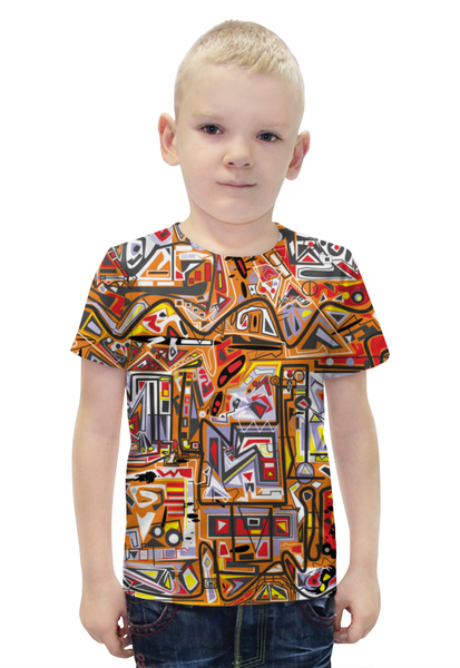 Заказать детскую футболку в Москве. Футболка с полной запечаткой для мальчиков Без названия от Vadim Koval - готовые дизайны и нанесение принтов.