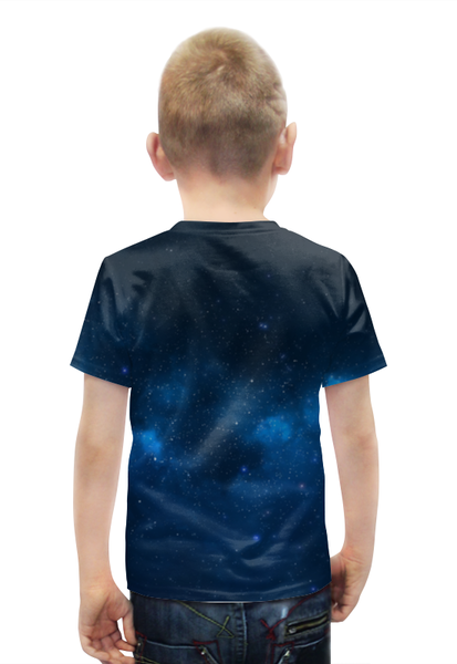 Заказать детскую футболку в Москве. Футболка с полной запечаткой для мальчиков Вселенная от Олег Алиев - готовые дизайны и нанесение принтов.