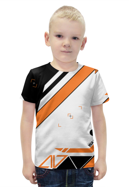 Заказать детскую футболку в Москве. Футболка с полной запечаткой для мальчиков Asiimov от CoolDesign - готовые дизайны и нанесение принтов.