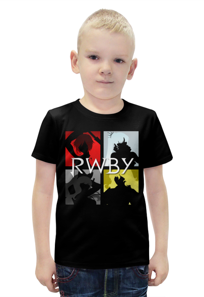 Заказать детскую футболку в Москве. Футболка с полной запечаткой для мальчиков RWBY  от geekbox - готовые дизайны и нанесение принтов.