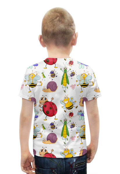 Заказать детскую футболку в Москве. Футболка с полной запечаткой для мальчиков Абстракция от T-shirt print  - готовые дизайны и нанесение принтов.