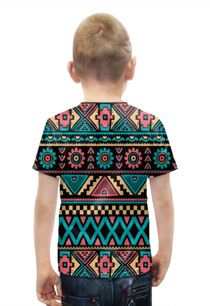 Заказать детскую футболку в Москве. Футболка с полной запечаткой для мальчиков Красочный орнамент от THE_NISE  - готовые дизайны и нанесение принтов.