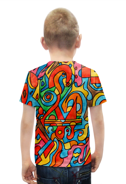 Заказать детскую футболку в Москве. Футболка с полной запечаткой для мальчиков CC2='9990999 от Vadim Koval - готовые дизайны и нанесение принтов.