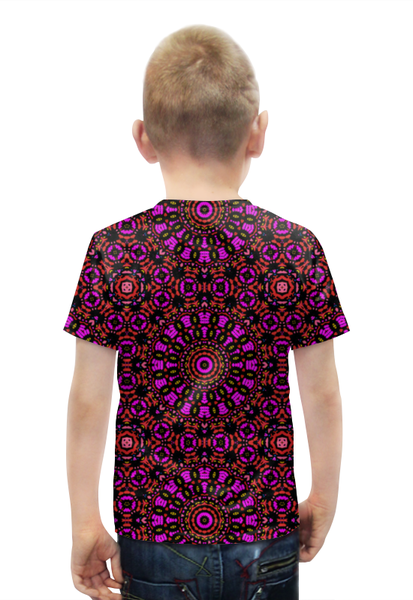 Заказать детскую футболку в Москве. Футболка с полной запечаткой для мальчиков purple от Vadim Koval - готовые дизайны и нанесение принтов.