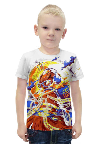 Заказать детскую футболку в Москве. Футболка с полной запечаткой для мальчиков Абстракция от ПРИНТЫ ПЕЧАТЬ  - готовые дизайны и нанесение принтов.