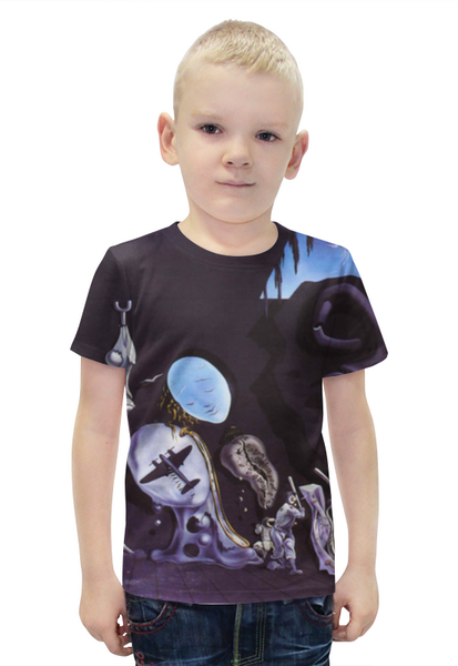 Заказать детскую футболку в Москве. Футболка с полной запечаткой для мальчиков Salvador Dali от THE_NISE  - готовые дизайны и нанесение принтов.
