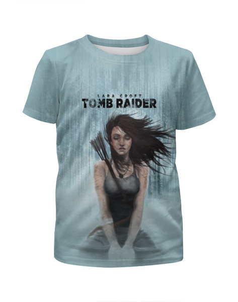 Заказать детскую футболку в Москве. Футболка с полной запечаткой для мальчиков Tomb Raider от THE_NISE  - готовые дизайны и нанесение принтов.