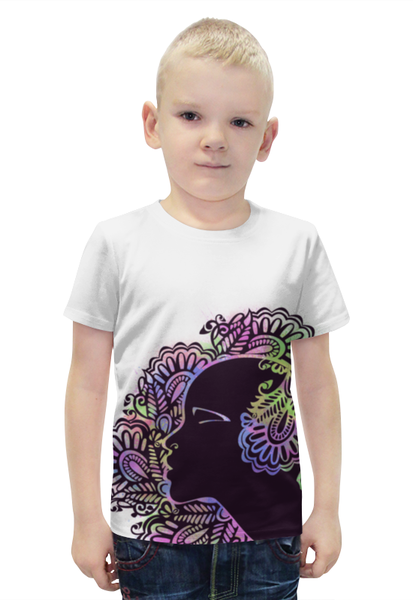 Заказать детскую футболку в Москве. Футболка с полной запечаткой для мальчиков Цветок пустыни от bekki19 - готовые дизайны и нанесение принтов.