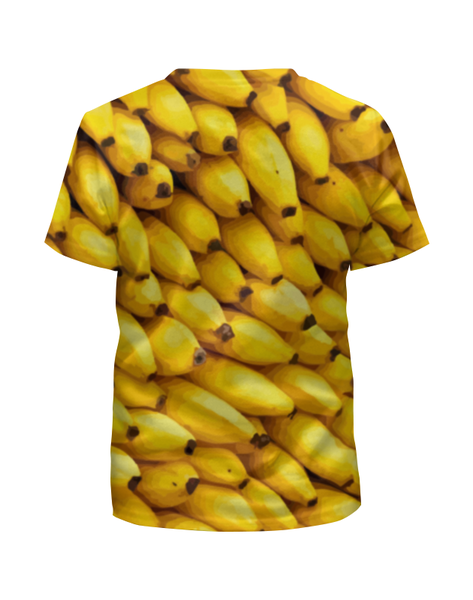 Заказать детскую футболку в Москве. Футболка с полной запечаткой для мальчиков Бананы 3D от Newprints - готовые дизайны и нанесение принтов.