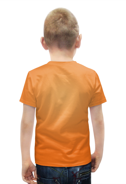 Заказать детскую футболку в Москве. Футболка с полной запечаткой для мальчиков Атака динозавра от T-shirt print  - готовые дизайны и нанесение принтов.
