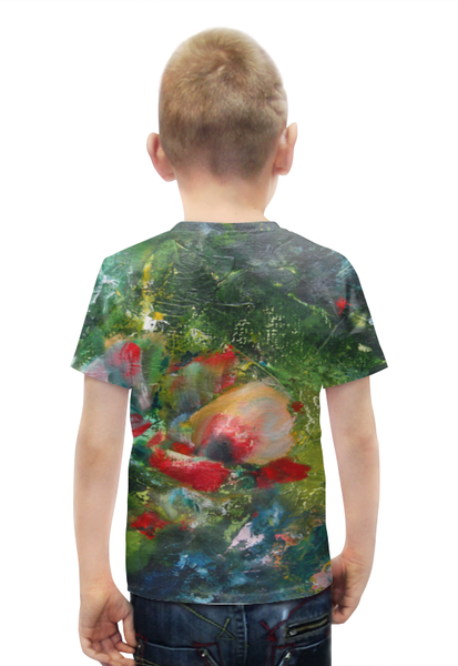 Заказать детскую футболку в Москве. Футболка с полной запечаткой для мальчиков Южный ветер от Anna Lomachenko - готовые дизайны и нанесение принтов.