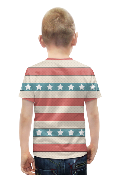 Заказать детскую футболку в Москве. Футболка с полной запечаткой для мальчиков Дональд Трамп от denis01001 - готовые дизайны и нанесение принтов.
