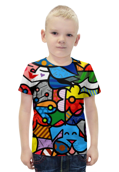 Заказать детскую футболку в Москве. Футболка с полной запечаткой для мальчиков MexicoDesign от balden - готовые дизайны и нанесение принтов.