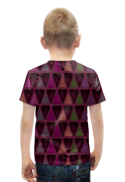 Заказать детскую футболку в Москве. Футболка с полной запечаткой для мальчиков Геометрический от THE_NISE  - готовые дизайны и нанесение принтов.