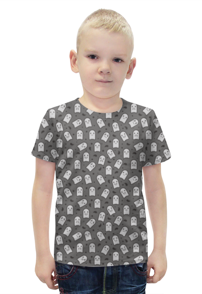 Заказать детскую футболку в Москве. Футболка с полной запечаткой для мальчиков Призраки от megashmot - готовые дизайны и нанесение принтов.