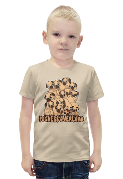 Заказать детскую футболку в Москве. Футболка с полной запечаткой для мальчиков Милые собачки от T-shirt print  - готовые дизайны и нанесение принтов.