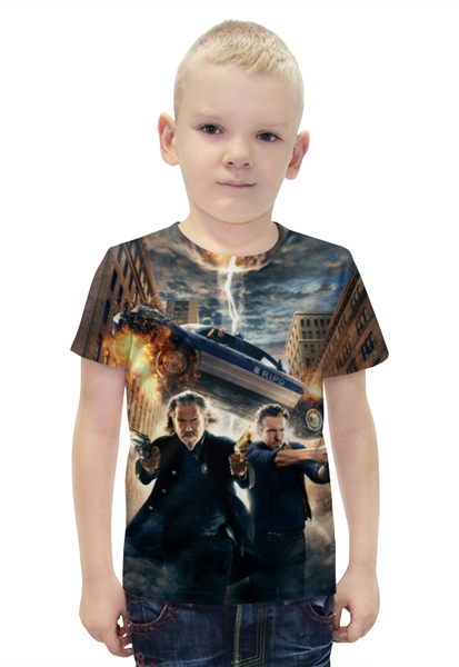 Заказать детскую футболку в Москве. Футболка с полной запечаткой для мальчиков Призрачный патруль от skynatural - готовые дизайны и нанесение принтов.