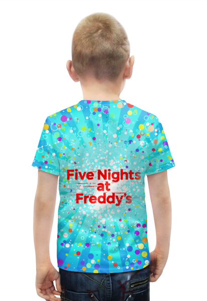 Заказать детскую футболку в Москве. Футболка с полной запечаткой для мальчиков Пять ночей у Фредди (FNAF) от balden - готовые дизайны и нанесение принтов.