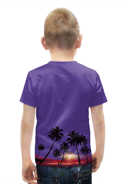 Заказать детскую футболку в Москве. Футболка с полной запечаткой для мальчиков Острова в океане от Александр Гришин - готовые дизайны и нанесение принтов.
