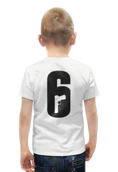 Заказать детскую футболку в Москве. Футболка с полной запечаткой для мальчиков rainbow six от skaner24 - готовые дизайны и нанесение принтов.