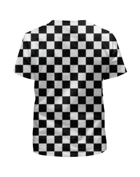 Заказать детскую футболку в Москве. Футболка с полной запечаткой для мальчиков Черно-белая психоделика. от Zorgo-Art  - готовые дизайны и нанесение принтов.