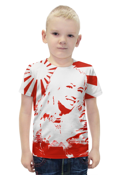 Заказать детскую футболку в Москве. Футболка с полной запечаткой для мальчиков Japan от Jury Shornikov - готовые дизайны и нанесение принтов.