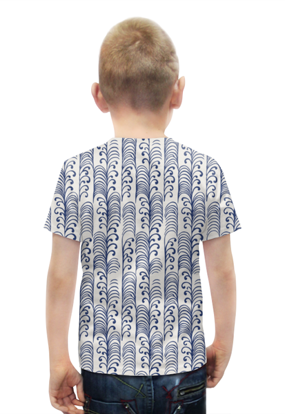 Заказать детскую футболку в Москве. Футболка с полной запечаткой для мальчиков роспись  от THE_NISE  - готовые дизайны и нанесение принтов.