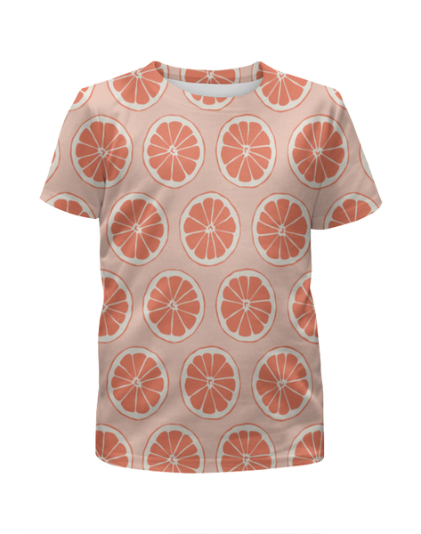 Заказать детскую футболку в Москве. Футболка с полной запечаткой для мальчиков Апельсины от THE_NISE  - готовые дизайны и нанесение принтов.