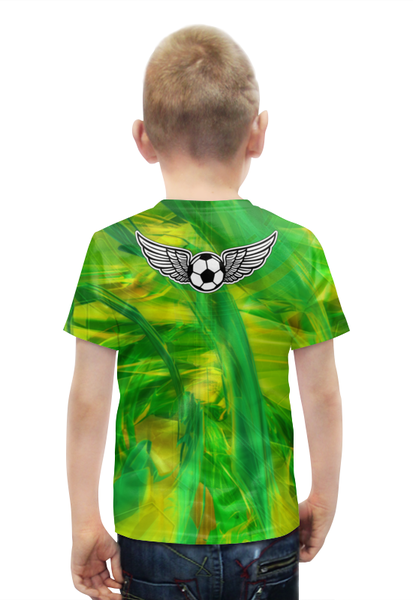 Заказать детскую футболку в Москве. Футболка с полной запечаткой для мальчиков Soccer Ball от balden - готовые дизайны и нанесение принтов.