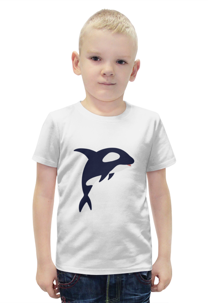 Заказать детскую футболку в Москве. Футболка с полной запечаткой для мальчиков Касатка от nadegda - готовые дизайны и нанесение принтов.