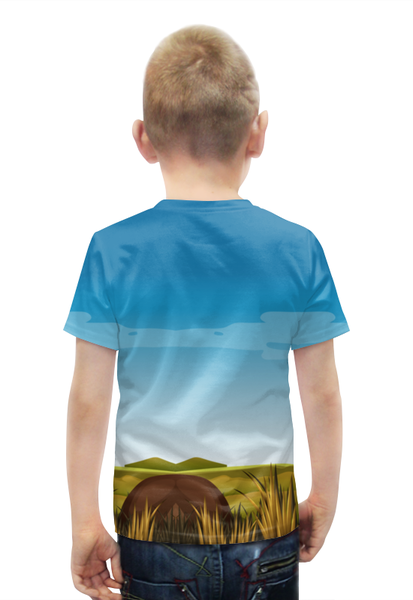 Заказать детскую футболку в Москве. Футболка с полной запечаткой для мальчиков Сурикаты от T-shirt print  - готовые дизайны и нанесение принтов.