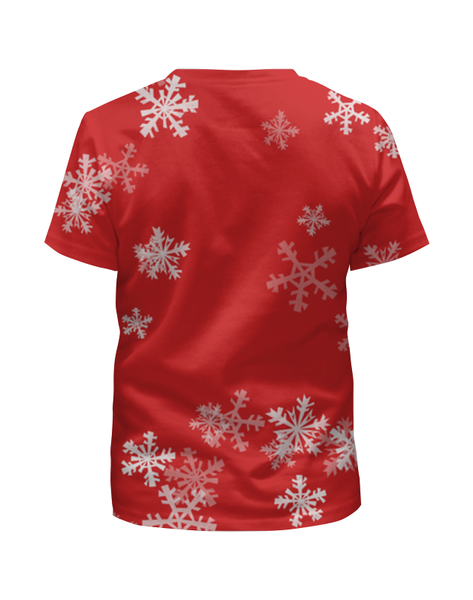 Заказать детскую футболку в Москве. Футболка с полной запечаткой для мальчиков Дед Мороз от weeert - готовые дизайны и нанесение принтов.