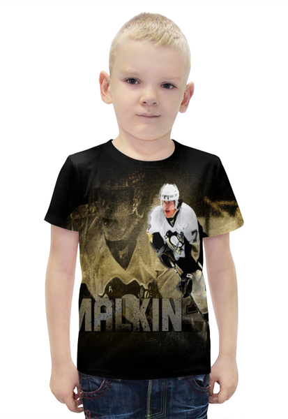 Заказать детскую футболку в Москве. Футболка с полной запечаткой для мальчиков Хоккей / Hockey от aleks_say - готовые дизайны и нанесение принтов.