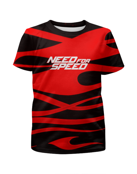 Заказать детскую футболку в Москве. Футболка с полной запечаткой для мальчиков Need for Speed от THE_NISE  - готовые дизайны и нанесение принтов.