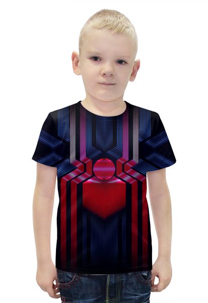 Заказать детскую футболку в Москве. Футболка с полной запечаткой для мальчиков S-Man от balden - готовые дизайны и нанесение принтов.